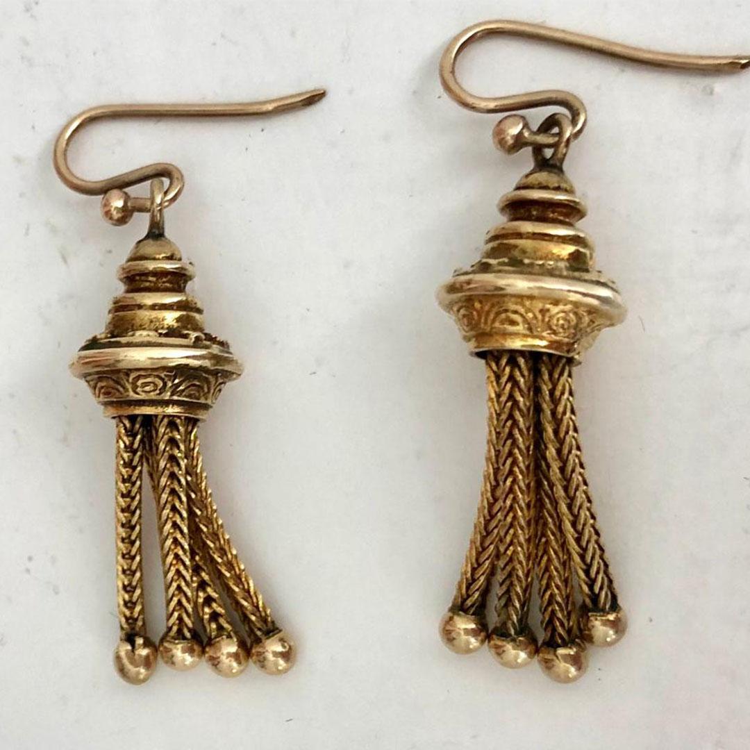 vintage tassel earrings