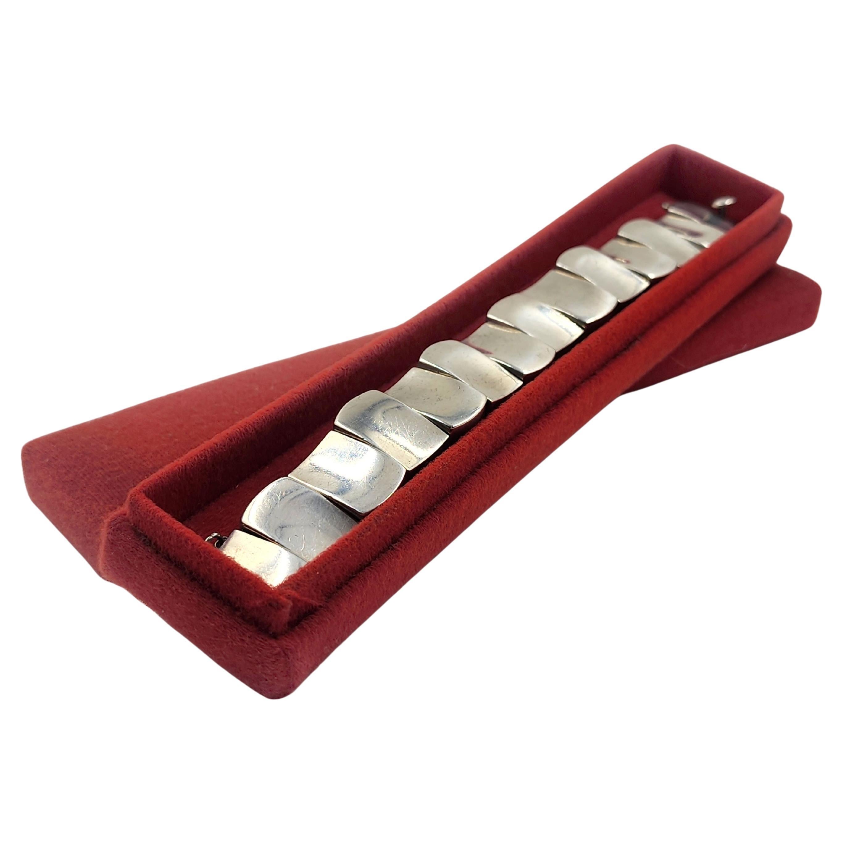 Vintage 900 silver Belgiorno bracelet For Sale
