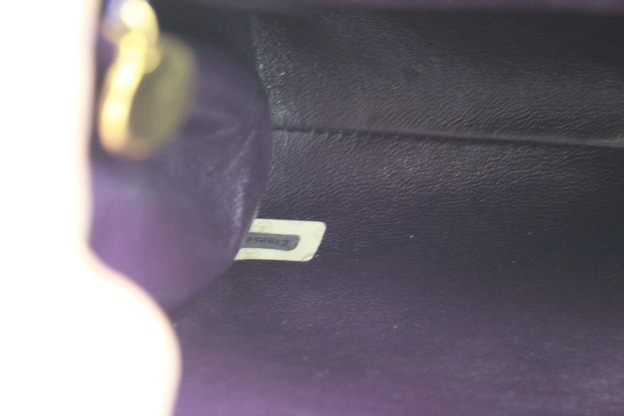 Vintage 90's Chanel Timeless Purple Suede Bag 2