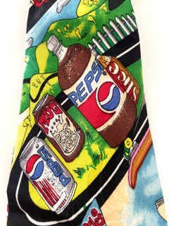 Vintage 90s Limited NICOLE MILLER Pepsi Co Pepsi Mountain Dew KFC Pizza Hut Tie