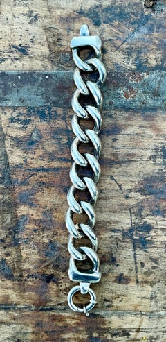 Vintage 925 Silver Chain Link Bracelet