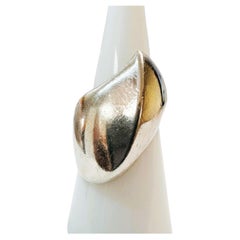 Anillo de diseño Vintage 925 de plata de ley MCM Georg Jensen 91
