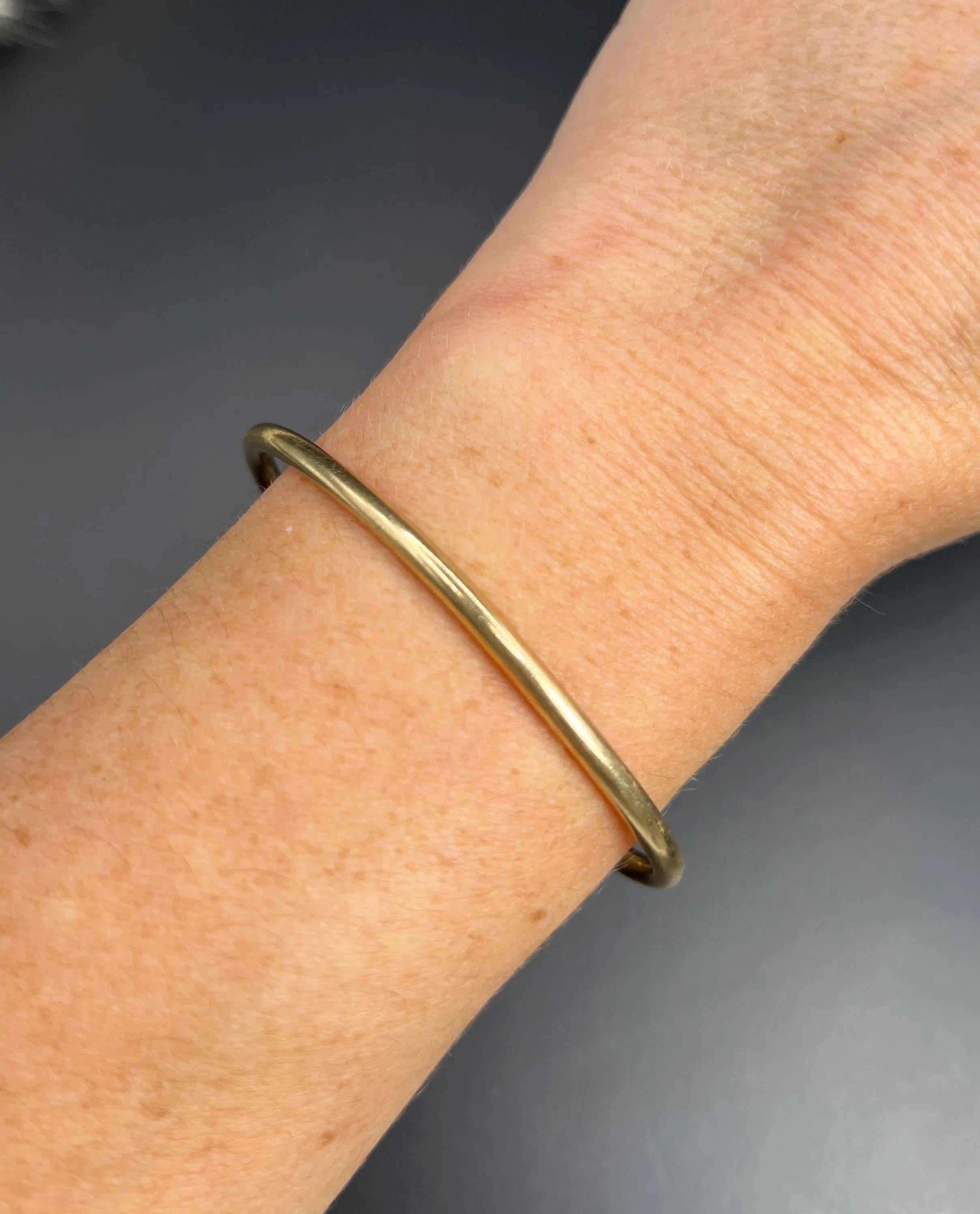 Vintage 9ct Gold, 1970er Jahre Fackel-Armreif, Birmingham gestempelt im Angebot 1