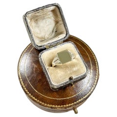 Vintage 9ct Gold Birmingham Hallmarked, 1970s Square Shaped Signet Ring