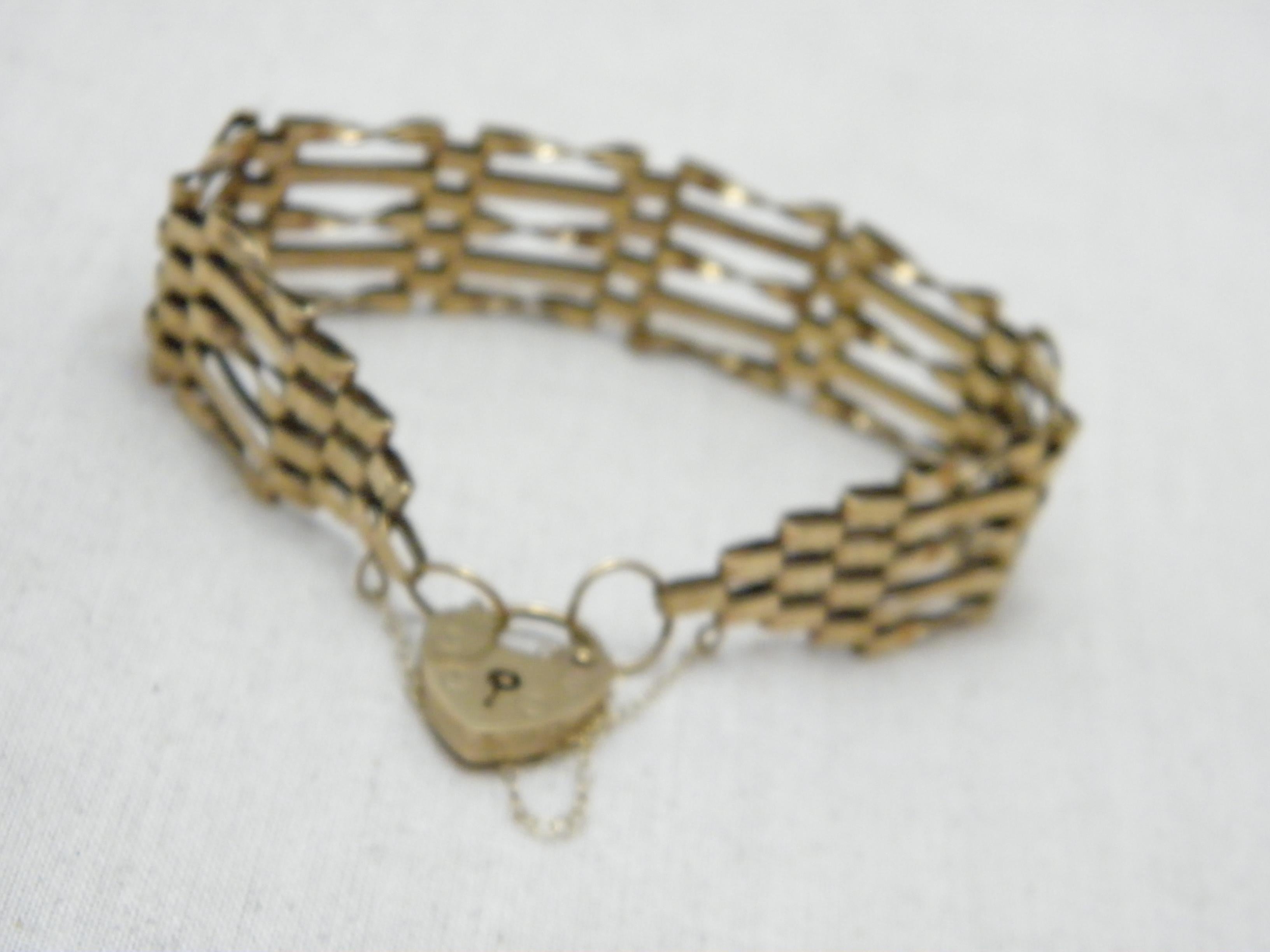 asj gold gate bracelet