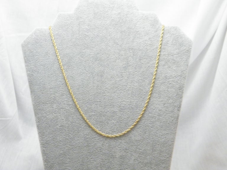 Vintage 9ct Gold Heavy Prince of Wales Rope Necklace Twist Chain 375 ...