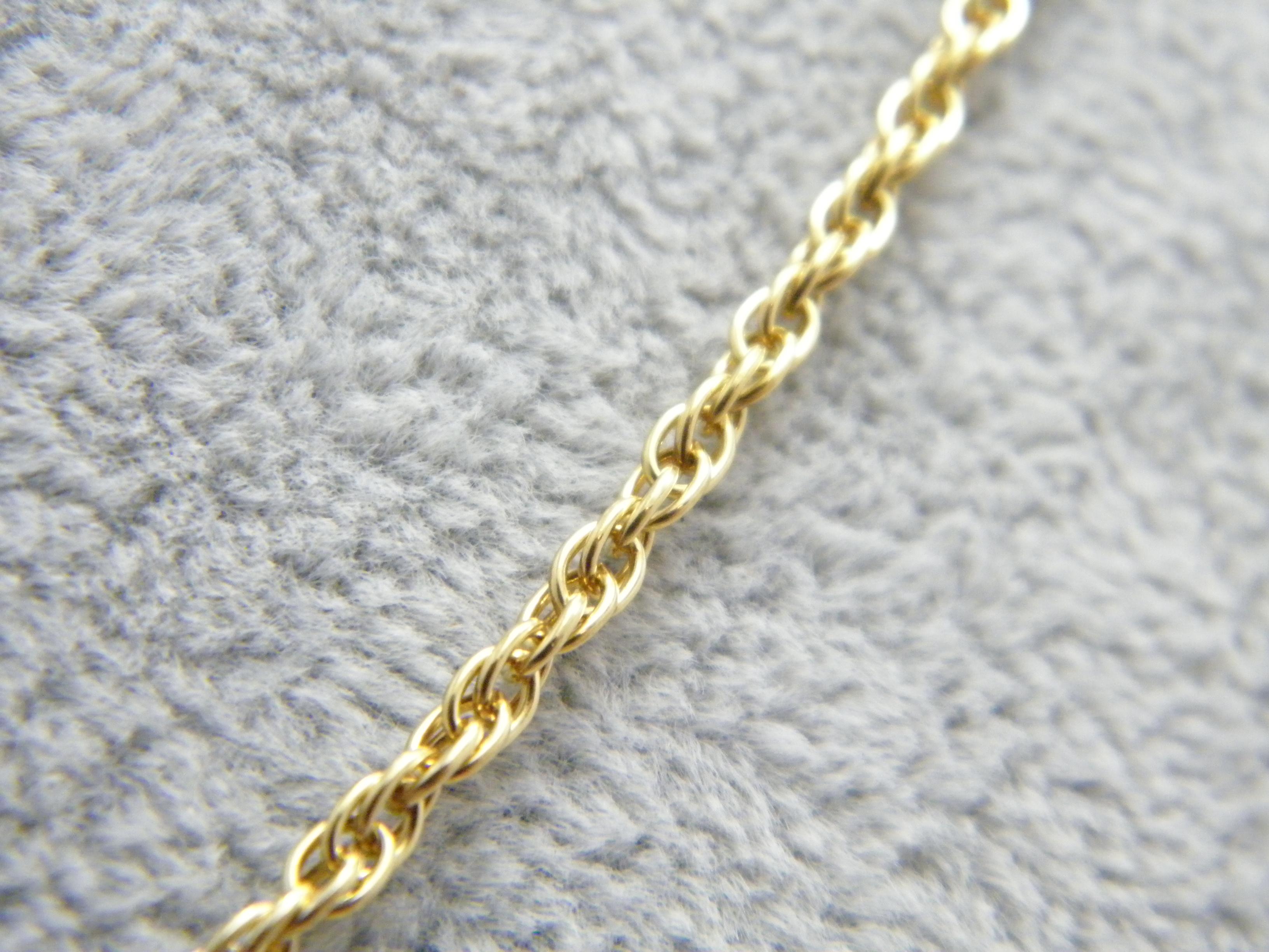 Vintage 9ct Gold Heavy Prince of Wales Rope Necklace Twist Chain 375 In Good Condition For Sale In Camelford, GB