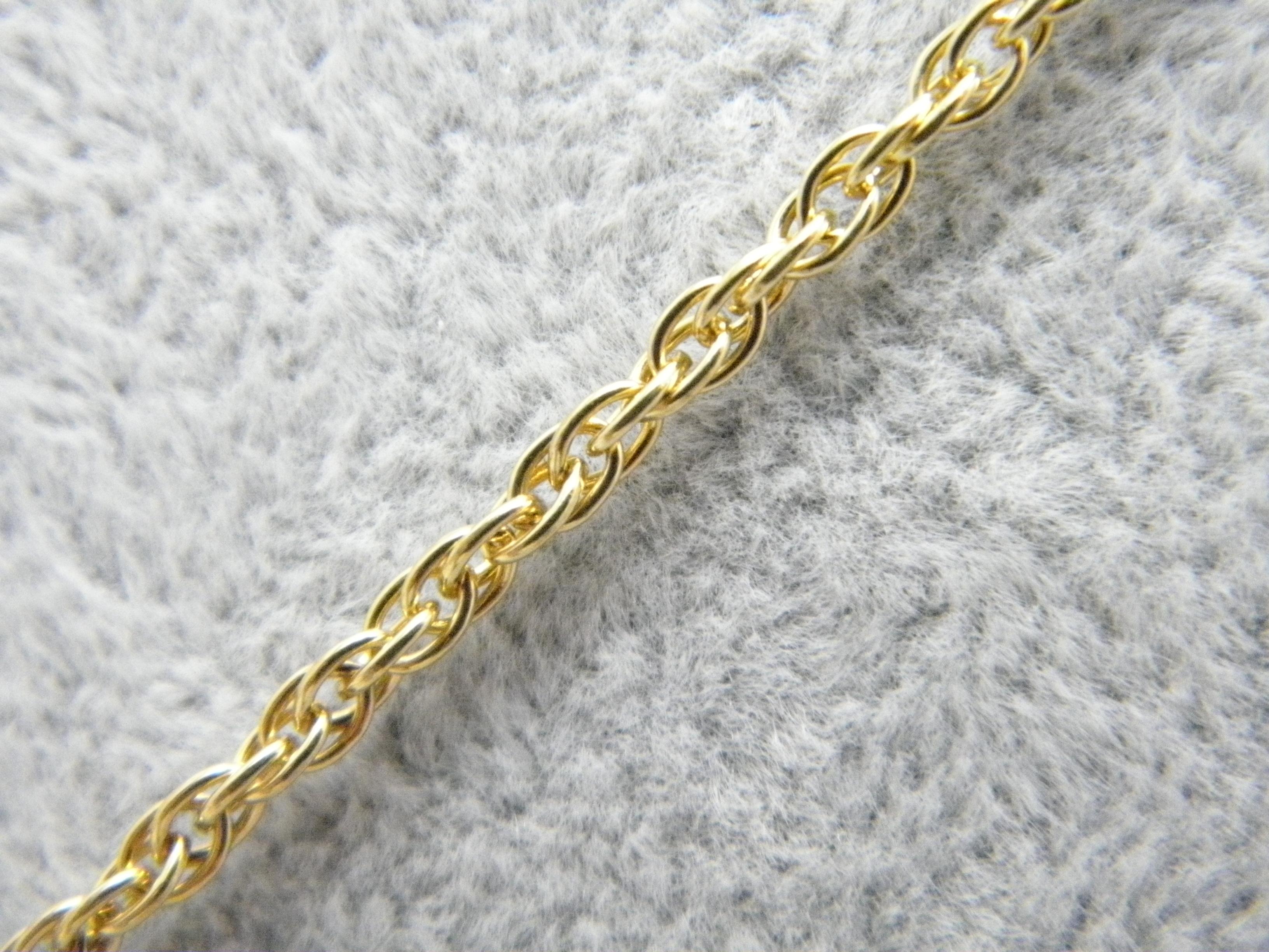 Vintage 9ct Gold Schwerer Taurus Stier-Anhänger Halskette Seil Kette 375 10.8g 19 Zoll Vintage im Angebot 2