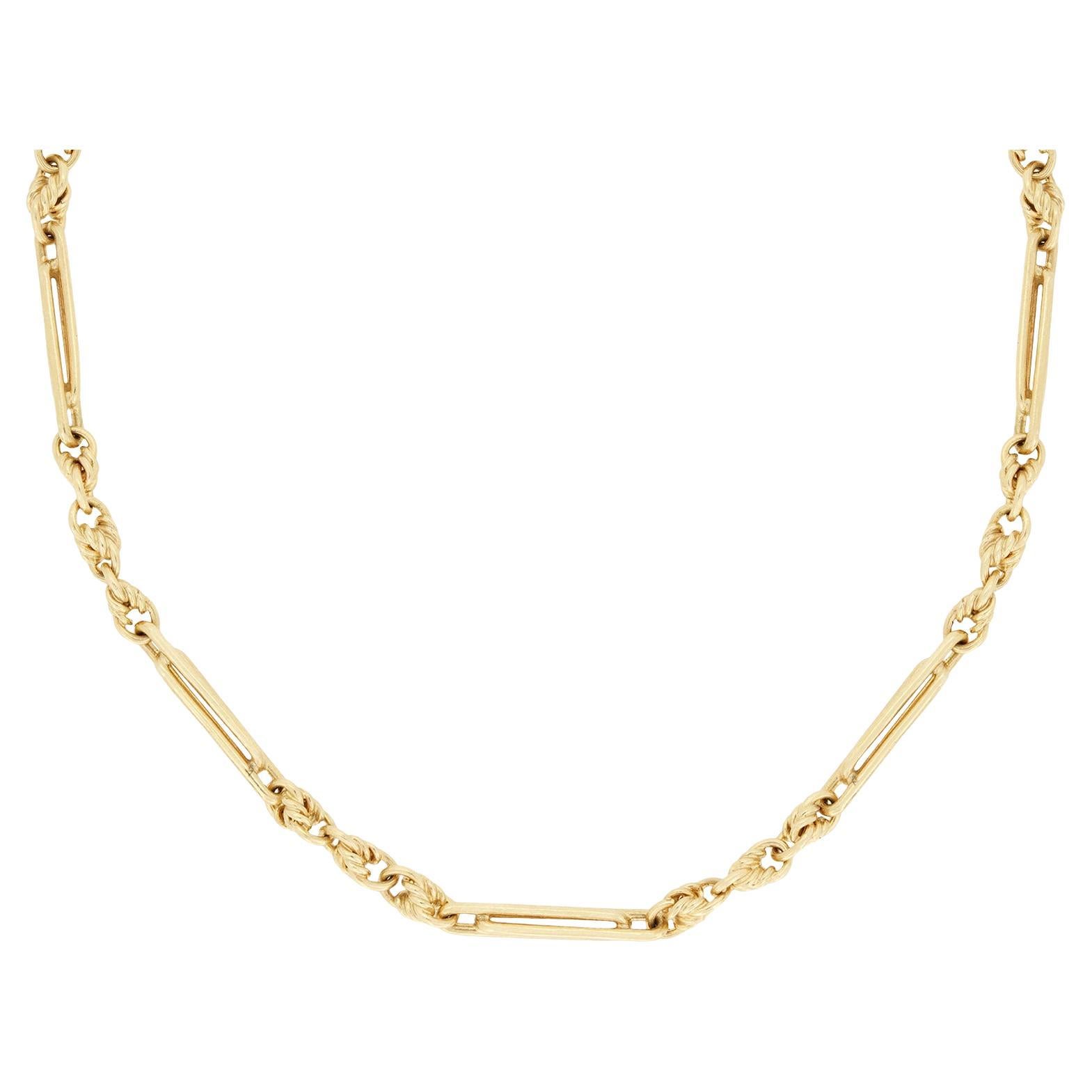Catena per orologio in oro 9ct vintage, con marchio del 1976