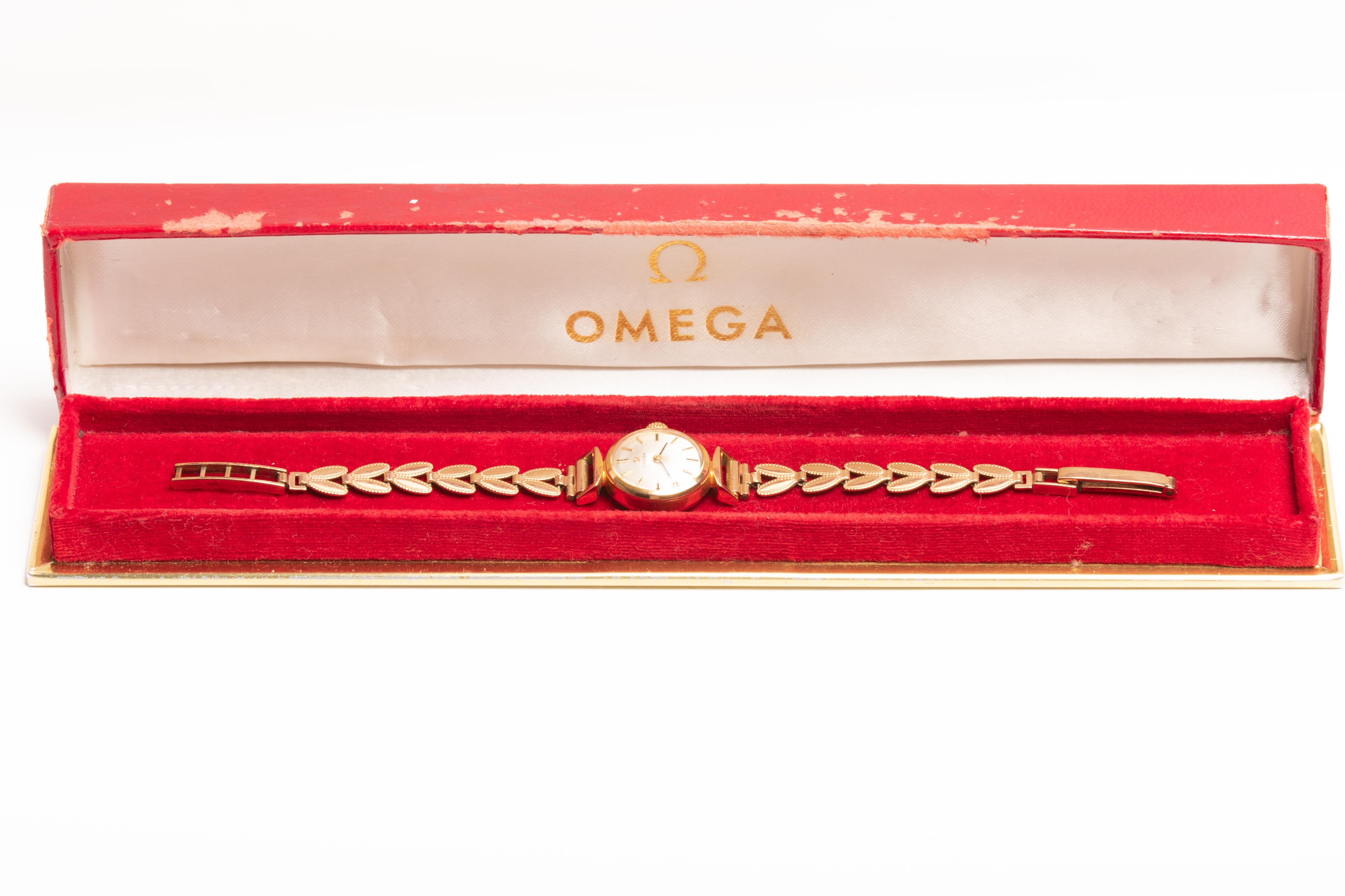 omega damenuhr gold 750 alt handaufzug