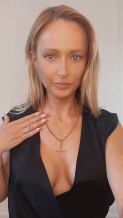 Vintage 9ct Rose Gold 20 3/4 Inch Curb Link Albert Watch Chain With T Bar