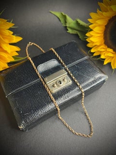 Vintage 9ct Rose Gold Belcher Link Chain