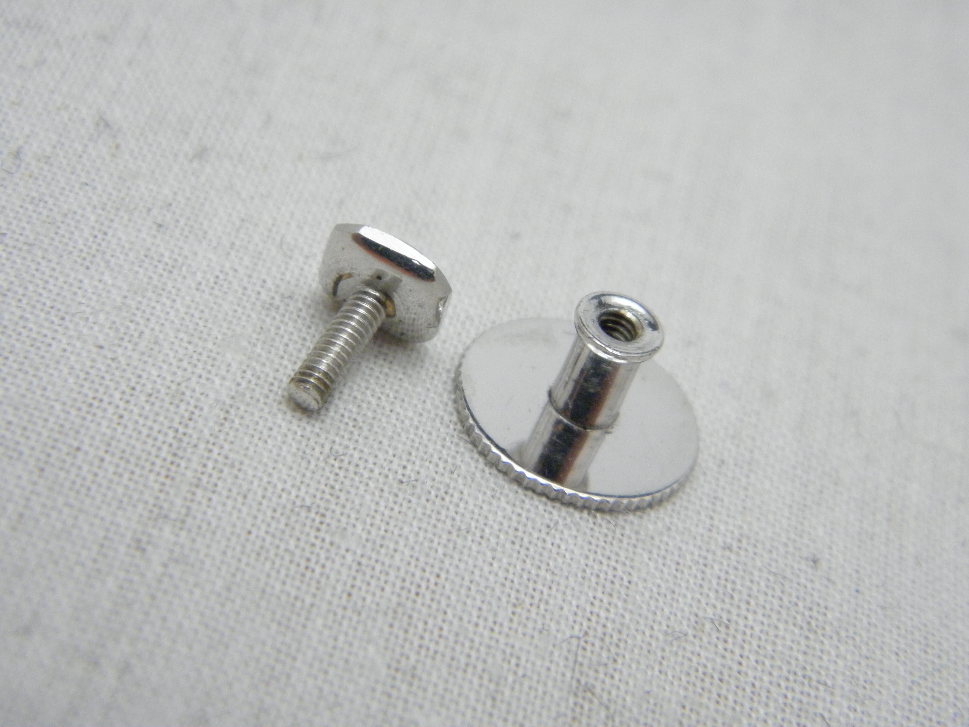 Vintage 9ct White Gold Cufflinks Collar Stud Set 375 Purity Heavy 8.2g Cuff Link For Sale 4