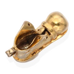 Vintage 9ct Yellow Gold Boot Charm Pendant