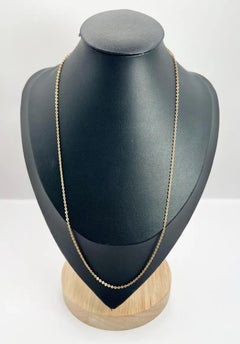 Vintage 9ct Yellow Gold, Trace Link Chain, Hallmarked Birmingham 1977