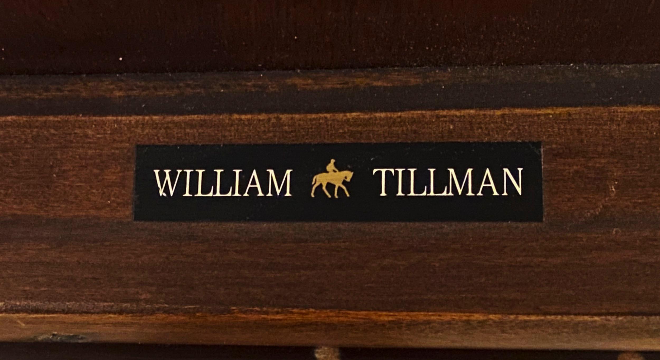 Vintage 9ft 279cm Regency Revival Dining Table by William Tillman, 20th C 9