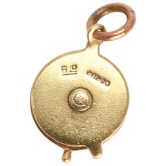 Vintage 9k Gold "I Love You" Telephone Charm, Circa 1963