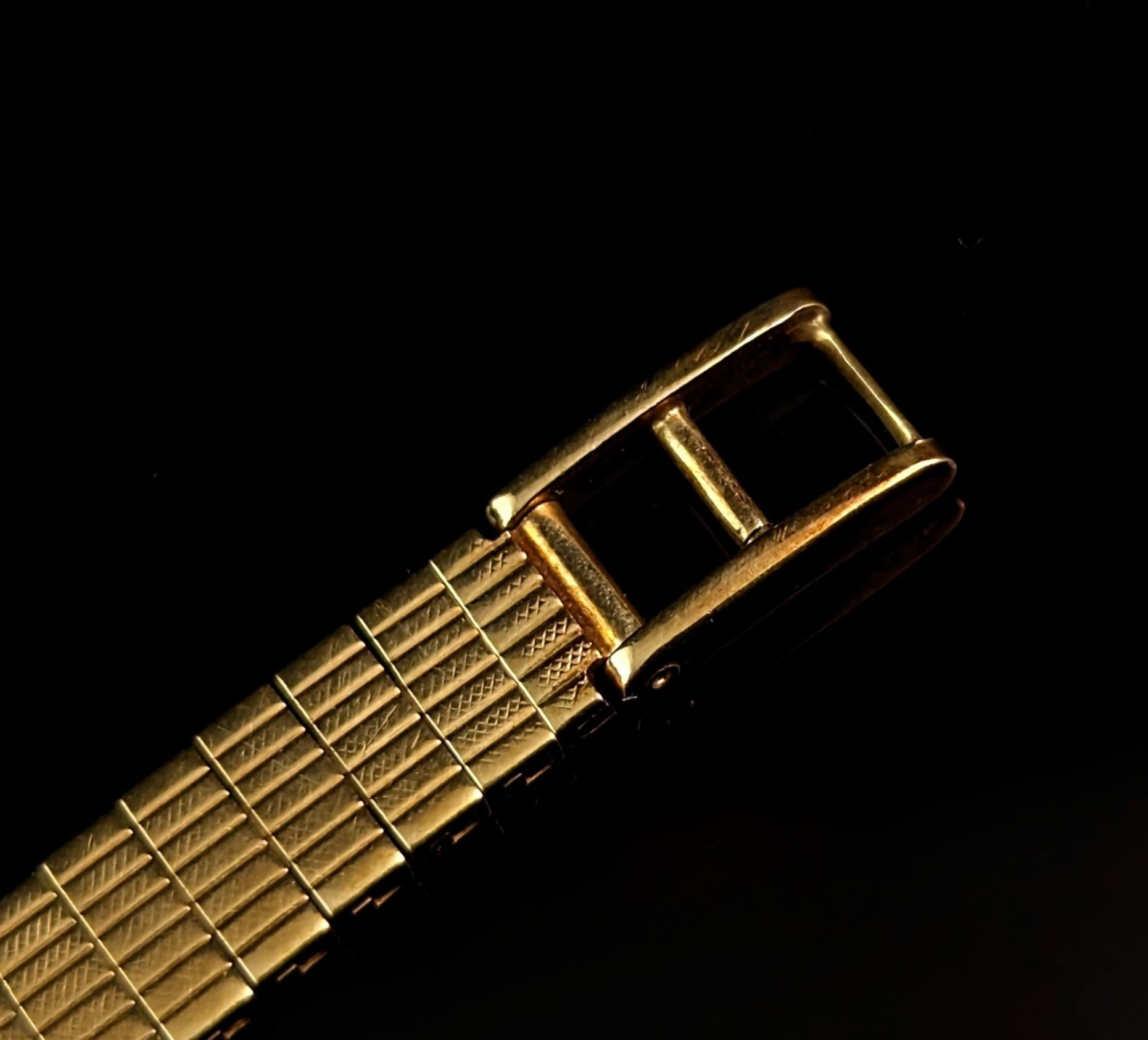 Vintage 9k gold Ladies Rolex Precision wristwatch, boxed watch  For Sale 4