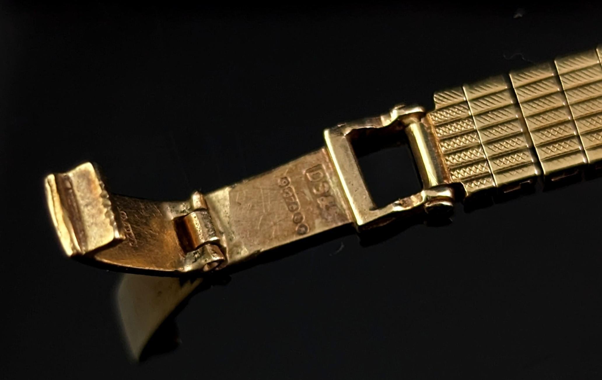 Vintage 9k gold Ladies Rolex Precision wristwatch, boxed watch  en vente 5