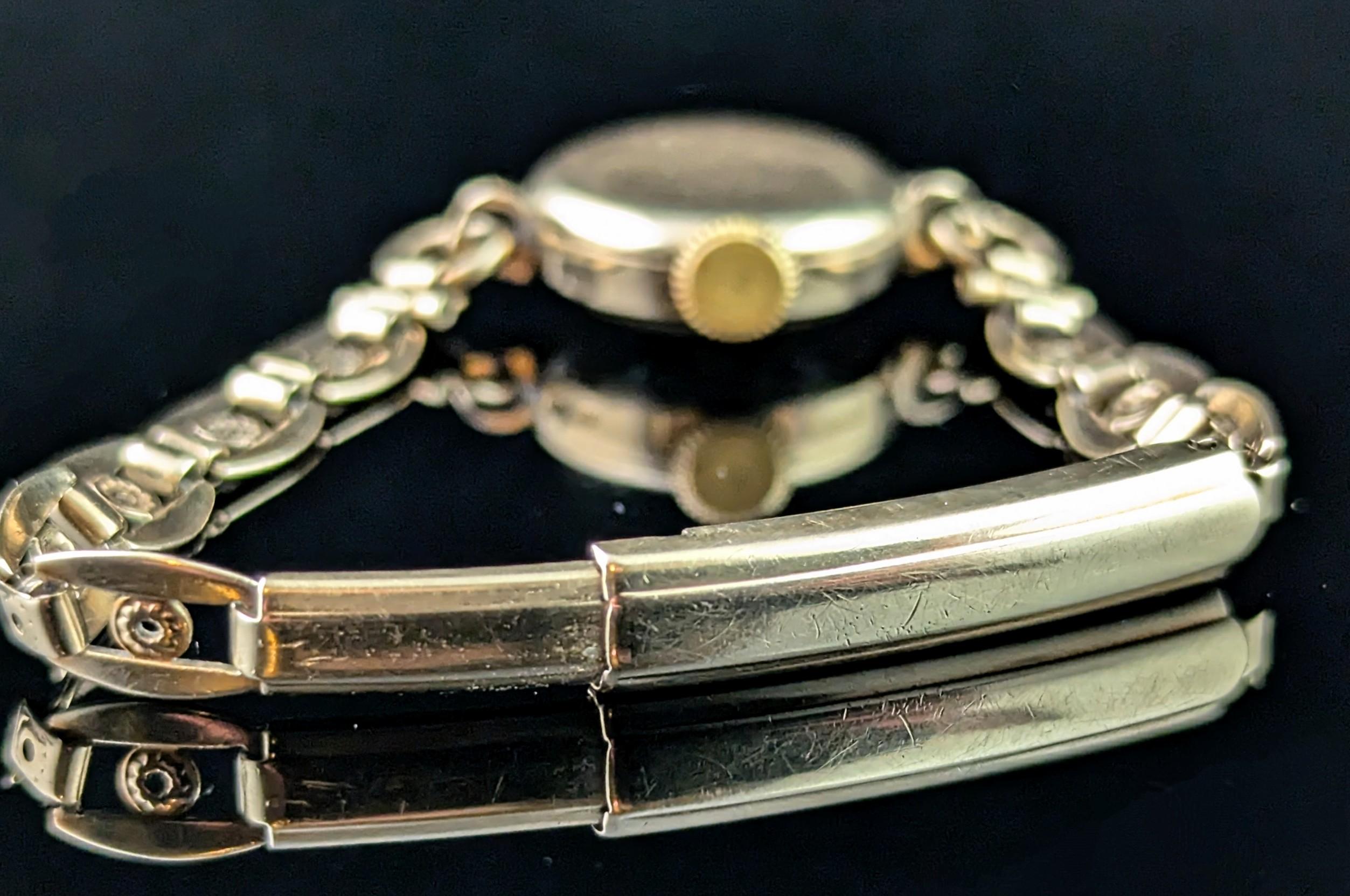 Vintage 9k Gold Damen Tudor Royal Armbanduhr im Zustand „Gut“ im Angebot in NEWARK, GB