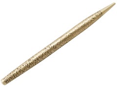 Vintage 9K Yellow Gold Pencil by William Manton Ltd, Birmingham 1968