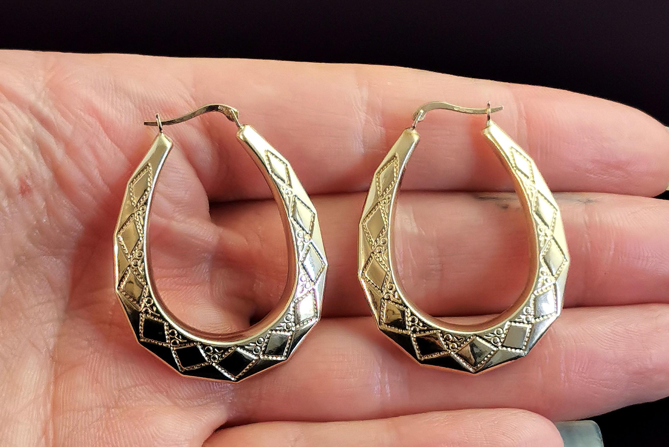 90's gold hoop earrings for men