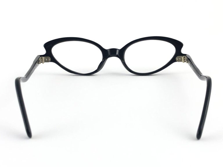 A. Paulette Cateye Lunettes de soleil vintage fabriquees en France 1960