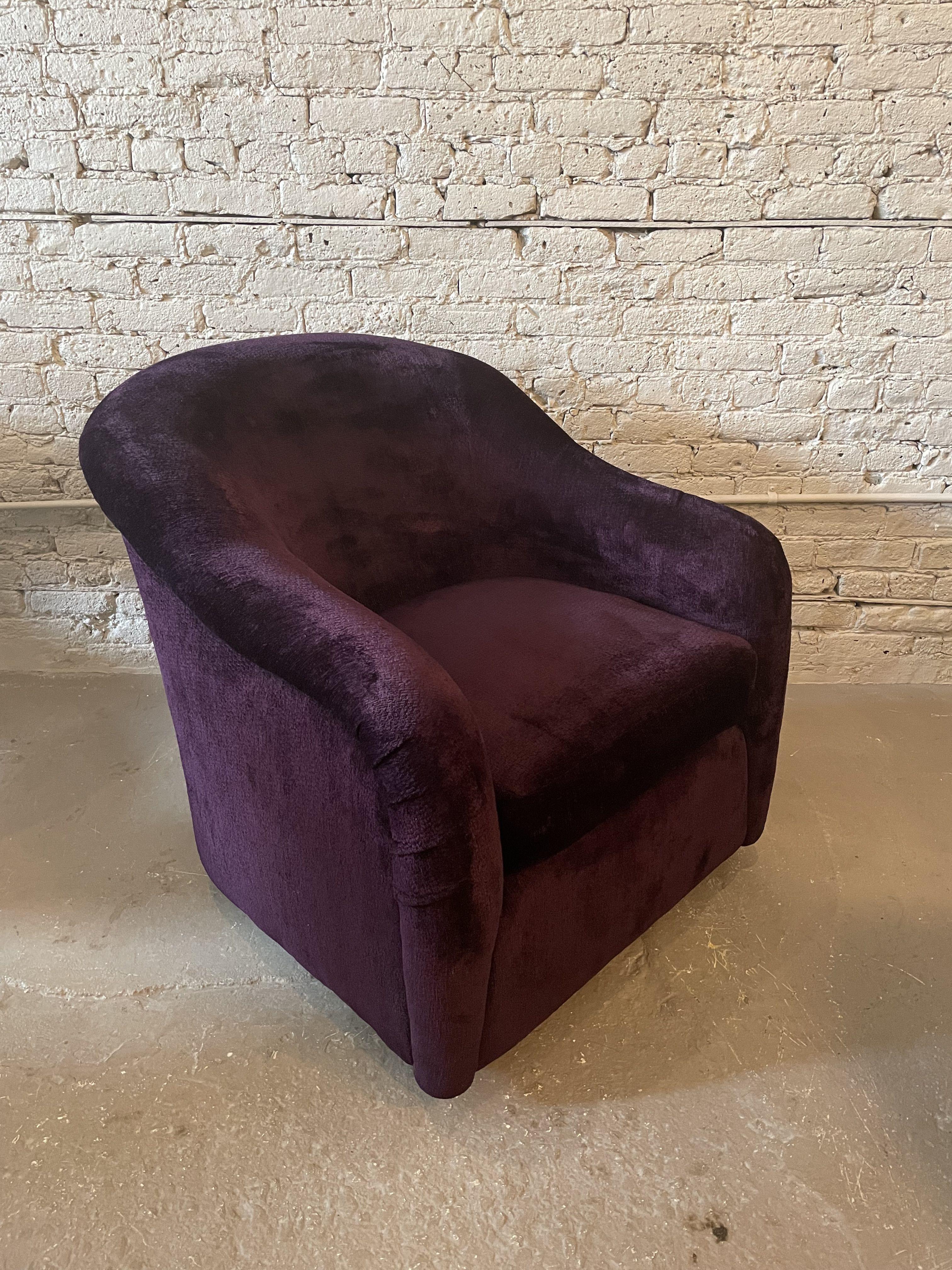 Unbelievable chairs. These are absolutely wonderful chairs. The seat is deep and a bit narrow but the cushions and quality are on point. The beautiful curved arms give just the right amount of flare to these. A. Rudin is still producing these today