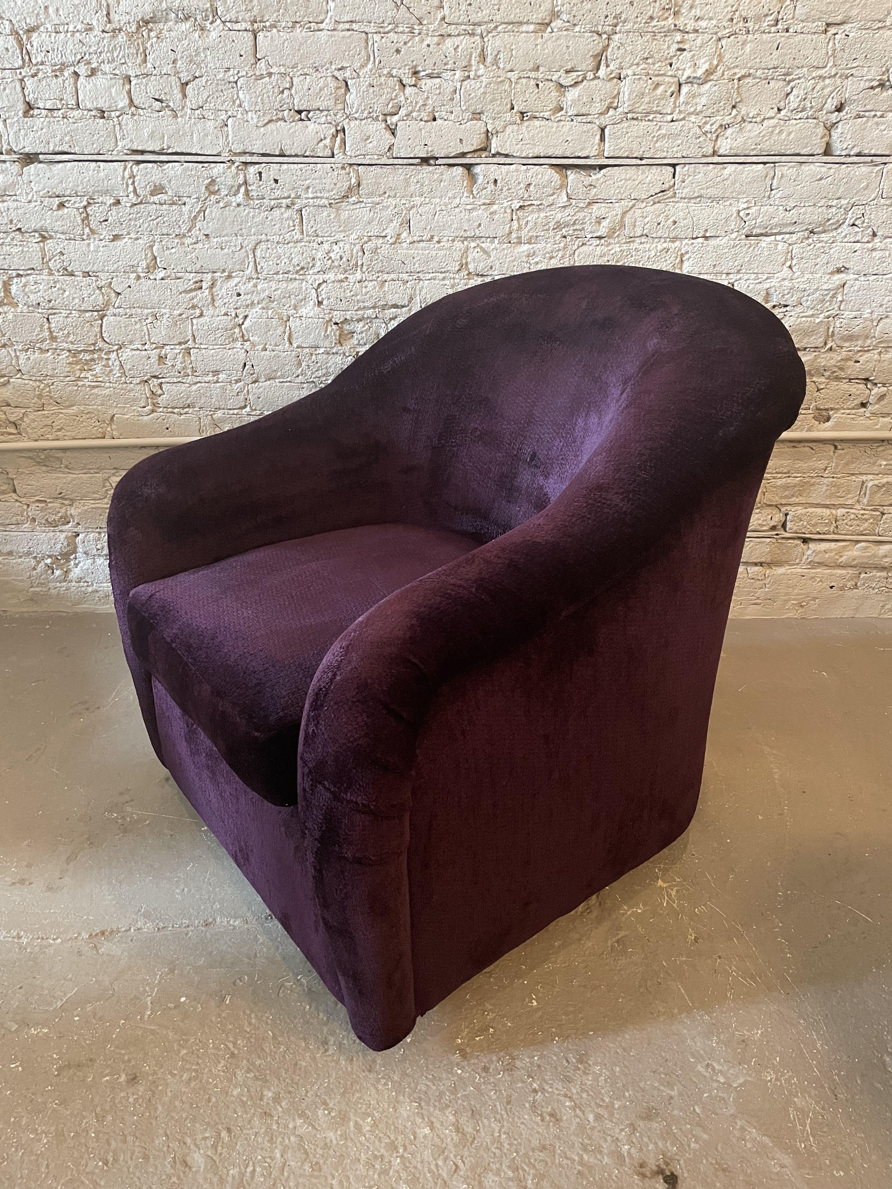 Late 20th Century Vintage A Rudin Swivel Chairs