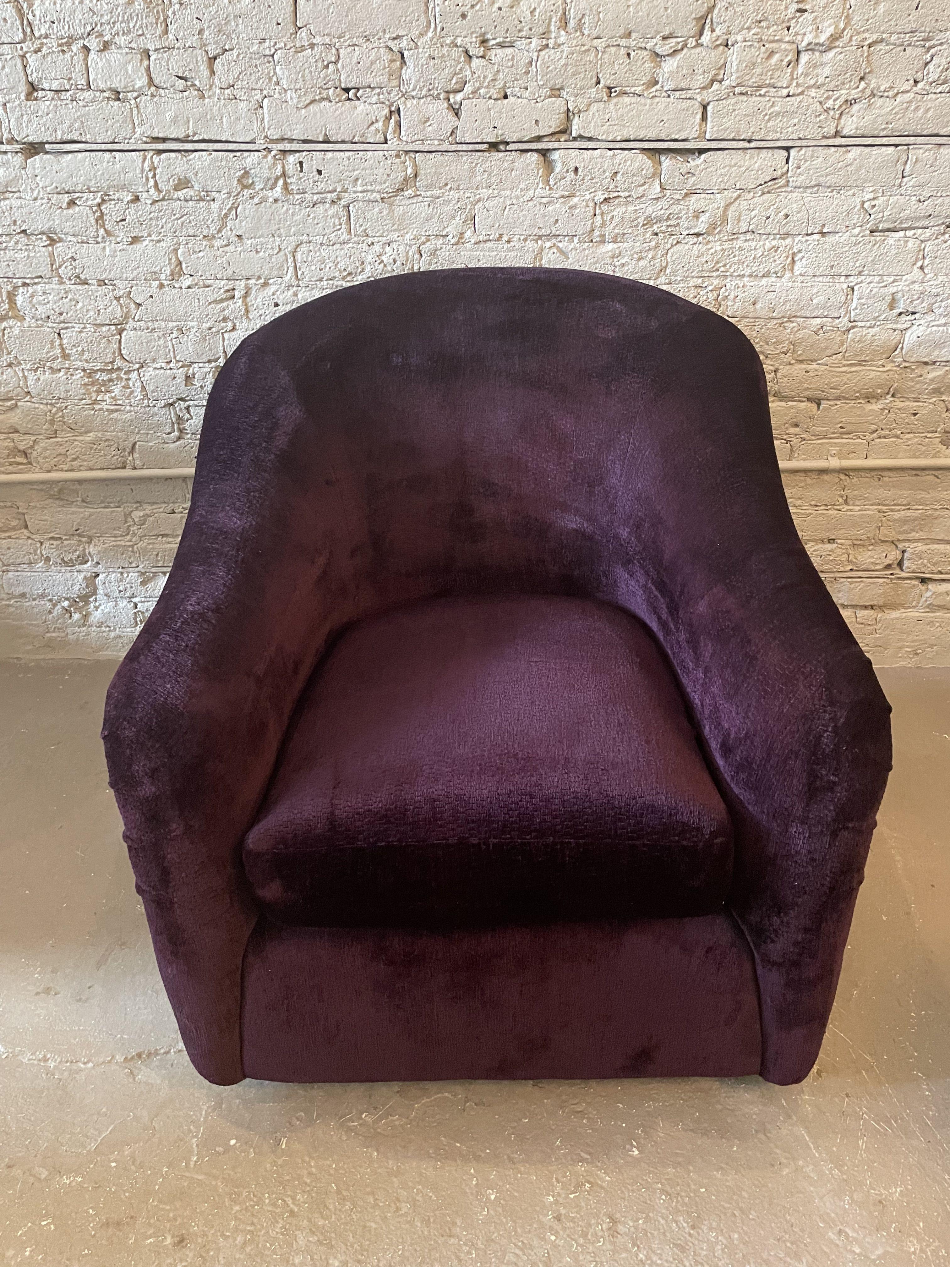Textile Vintage A Rudin Swivel Chairs