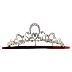 Vintage A. Tillander Diamond Platinum Tiara