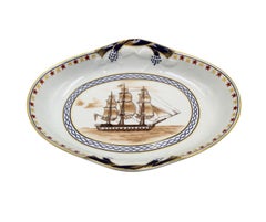 Vintage "A Trifle from Boston" U.S.S. Constitution Decorative Plate
