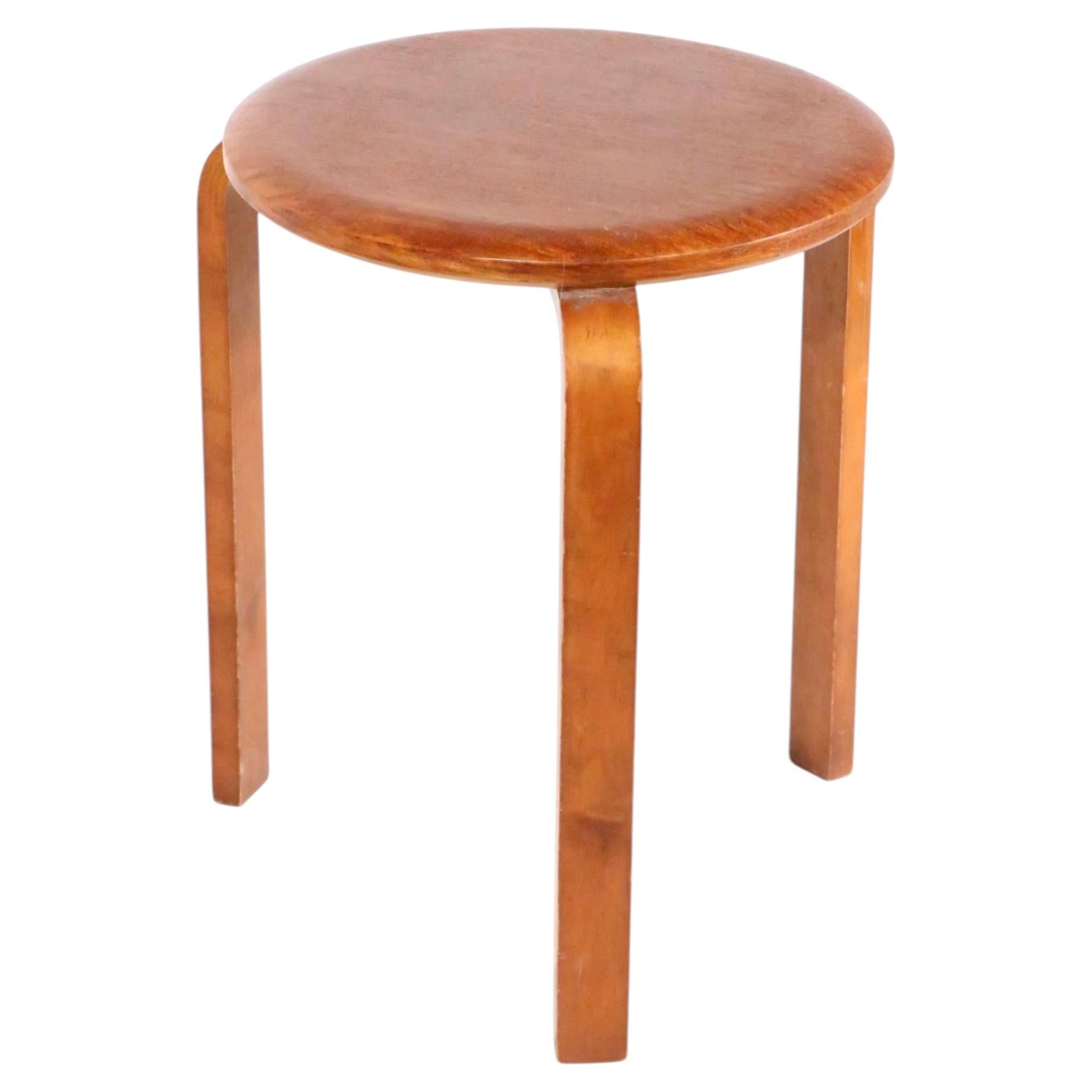 Vintage Aalto Stool Made in Sweden c. 1950's