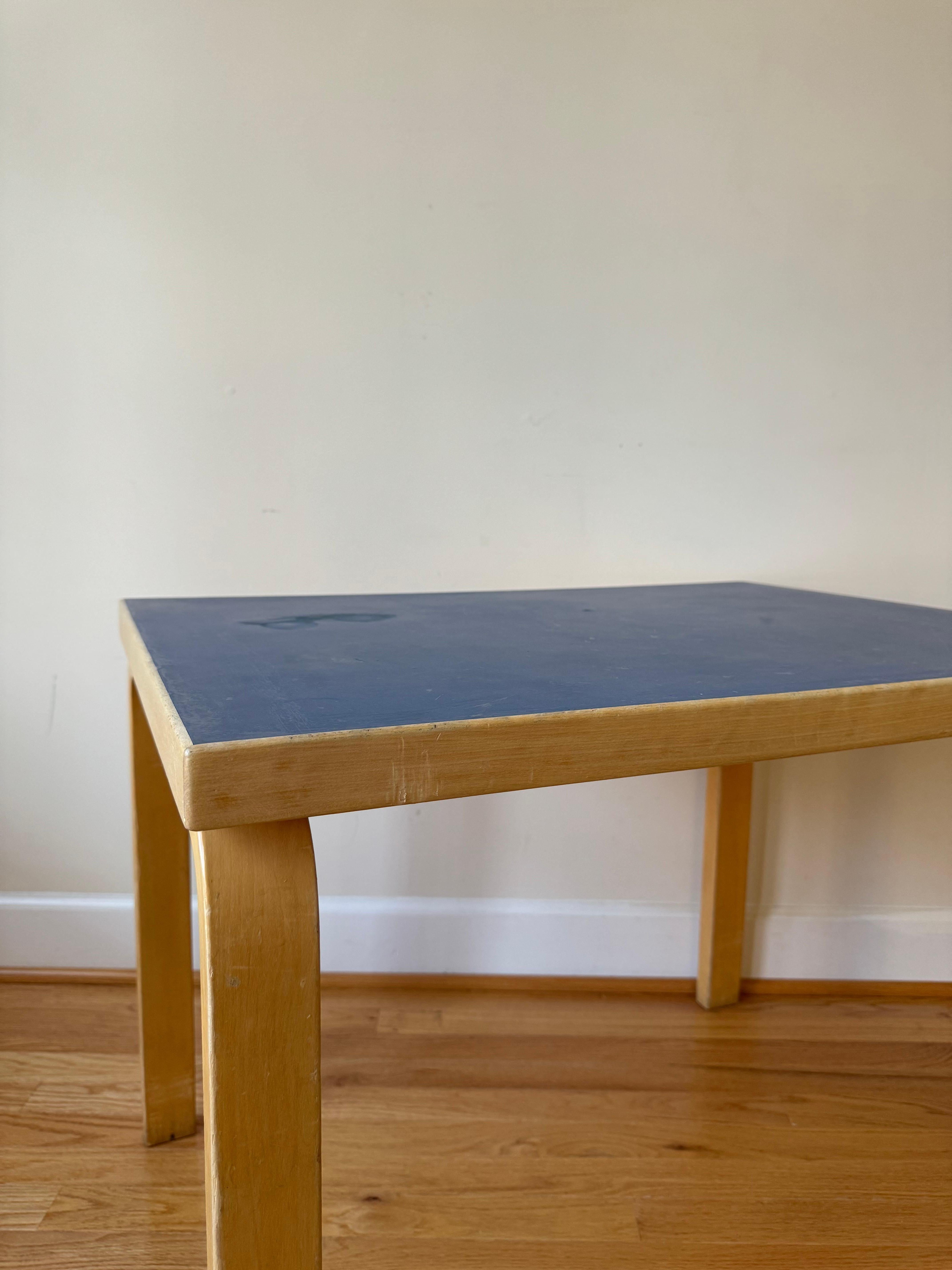 Vintage Aalto Table by Alvar Aalto for Artek In Fair Condition In Centreville, VA