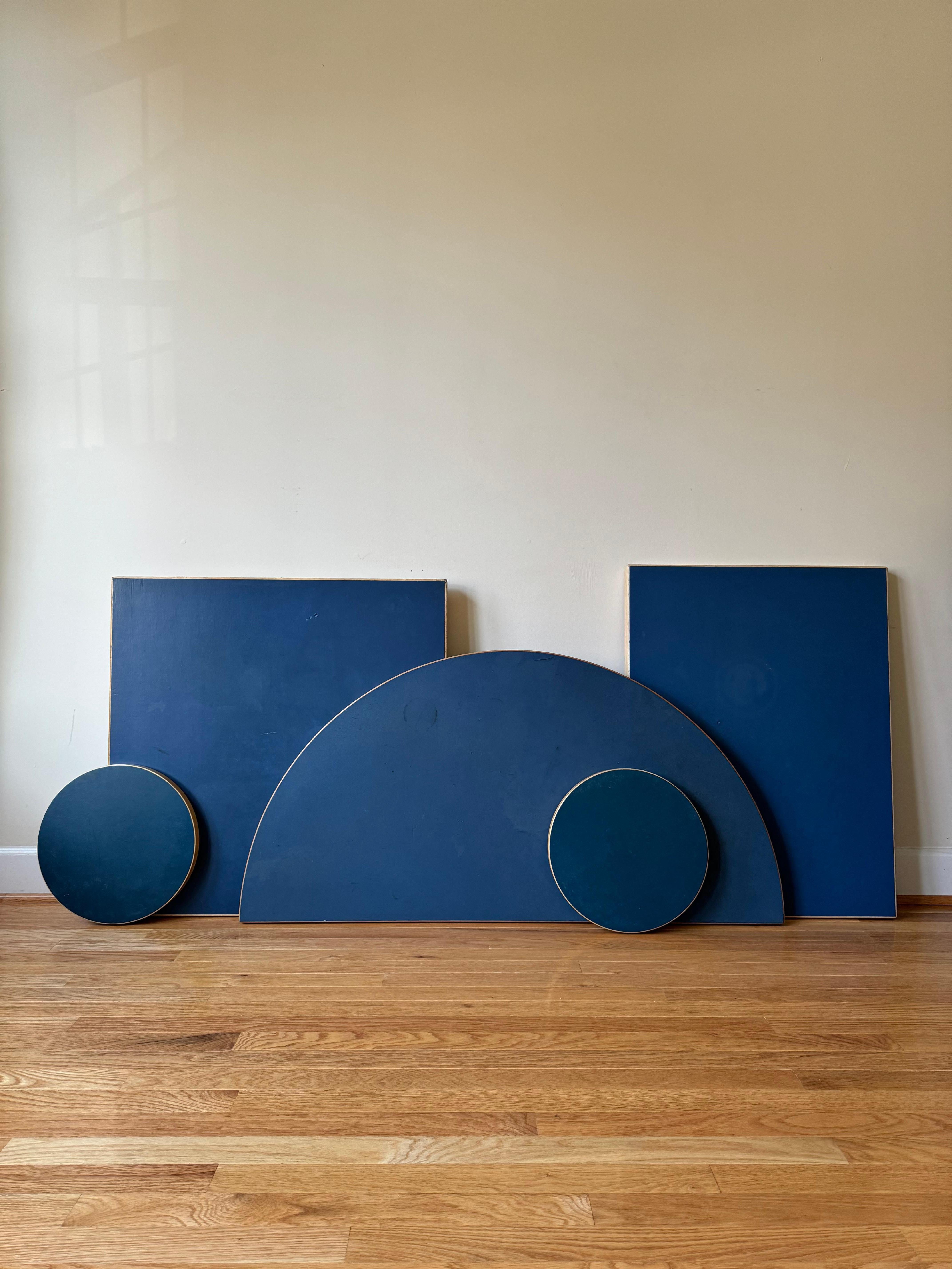 Vintage Aalto Table half-round di Alvar Aalto per Artek (altezza tavolino) in vendita 4