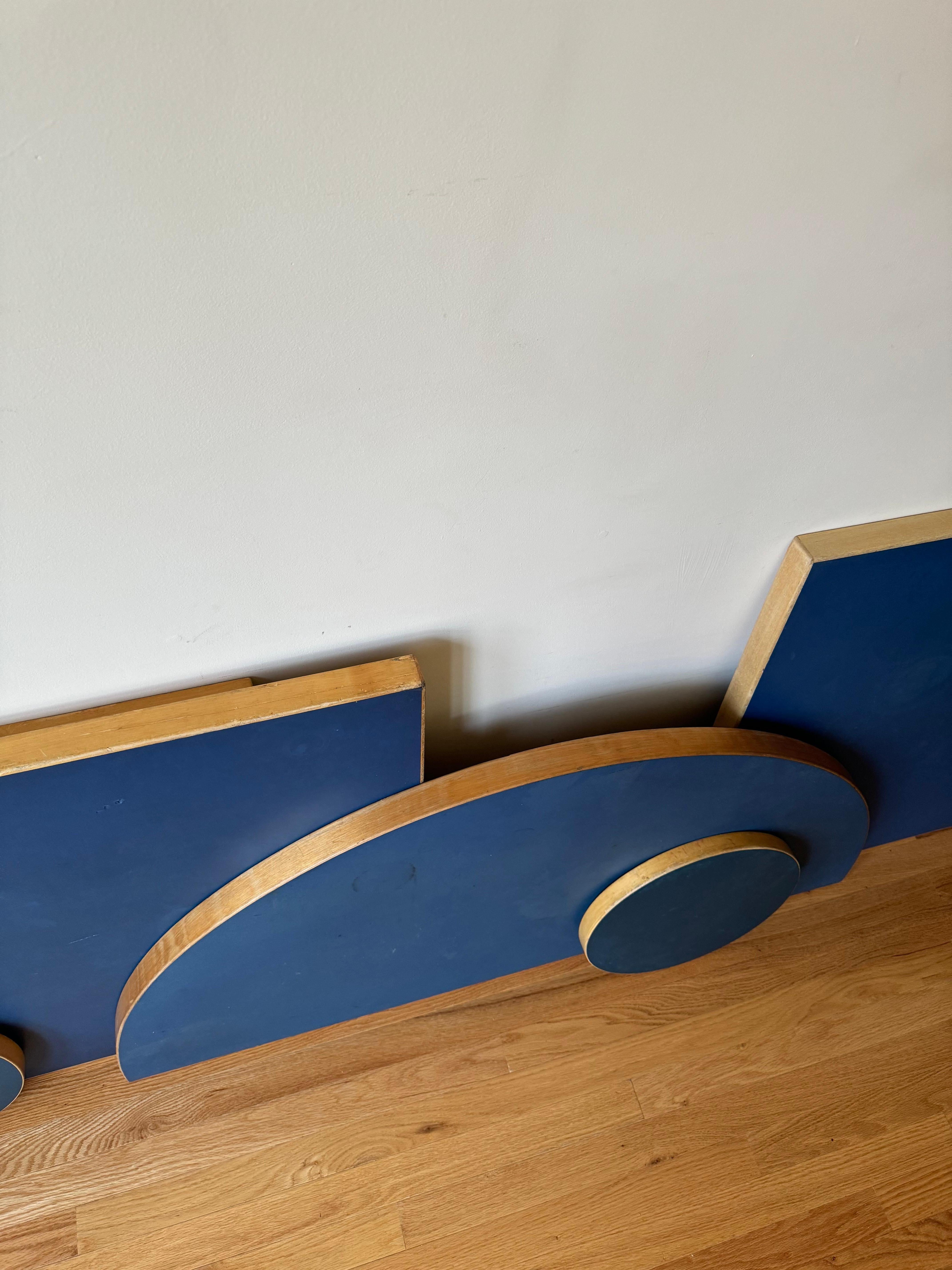 Vintage Aalto Table half-round di Alvar Aalto per Artek (altezza tavolino) in vendita 5