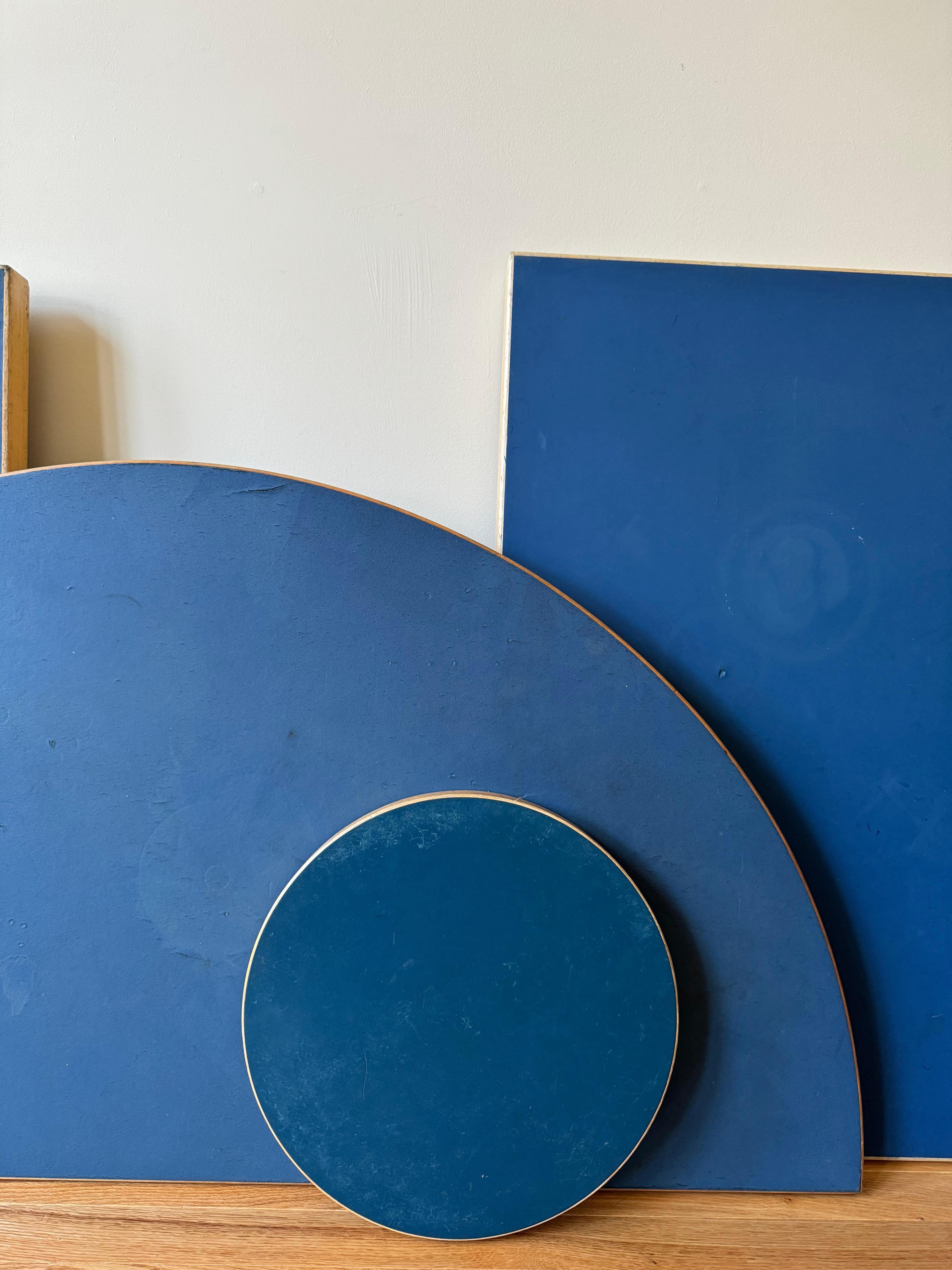 Vintage Aalto Table half-round di Alvar Aalto per Artek (altezza tavolino) in vendita 7