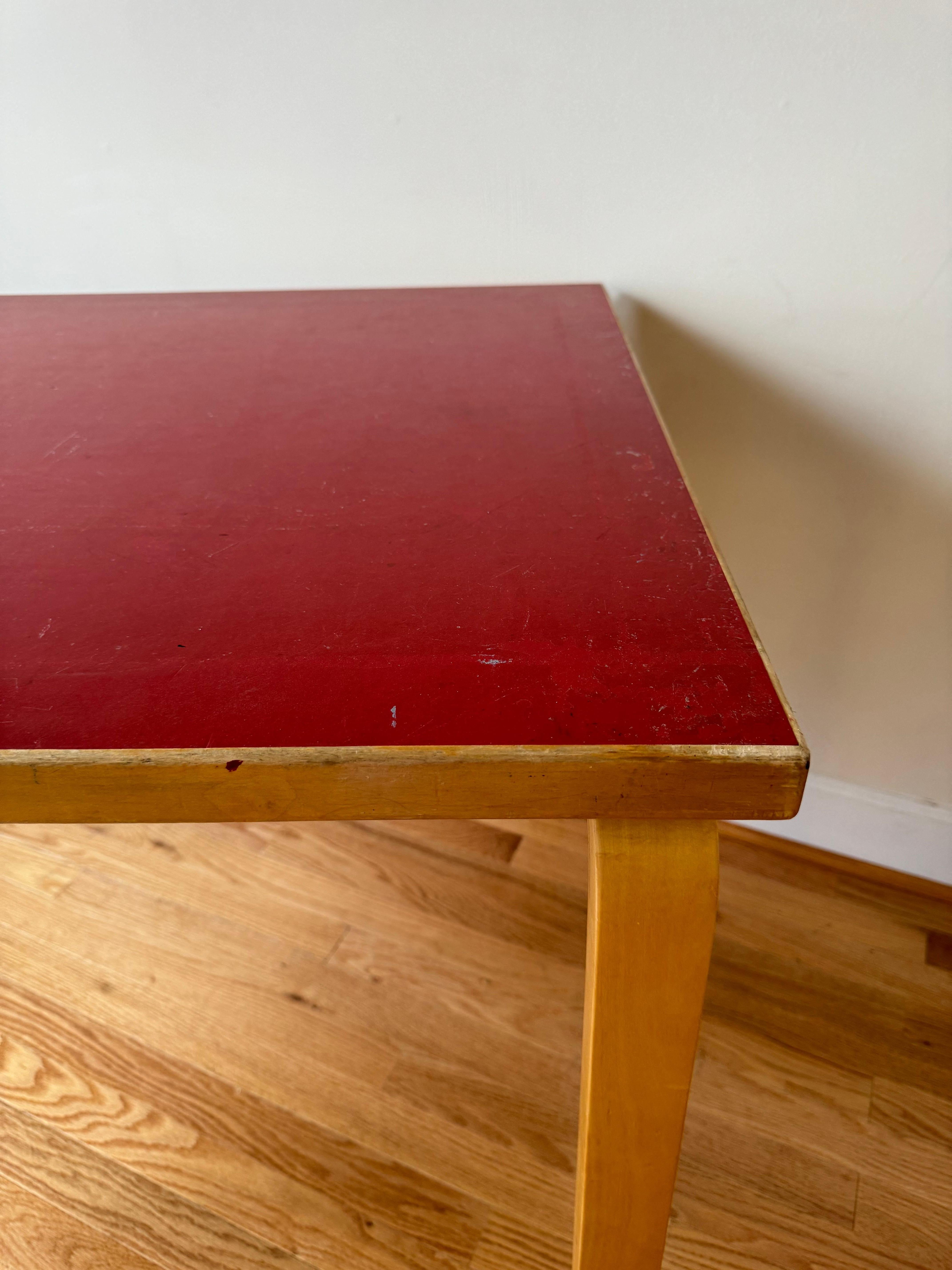 Vintage Aalto Table rectangular (Table 81B) by Alvar Aalto for Artek  3