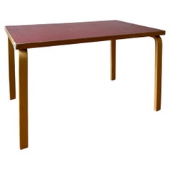 Vintage-Tisch Aalto, rechteckig (Tisch 81B) von Alvar Aalto für Artek 