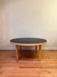 Vintage Aalto Table Round (Table 91) by Alvar Aalto for Artek