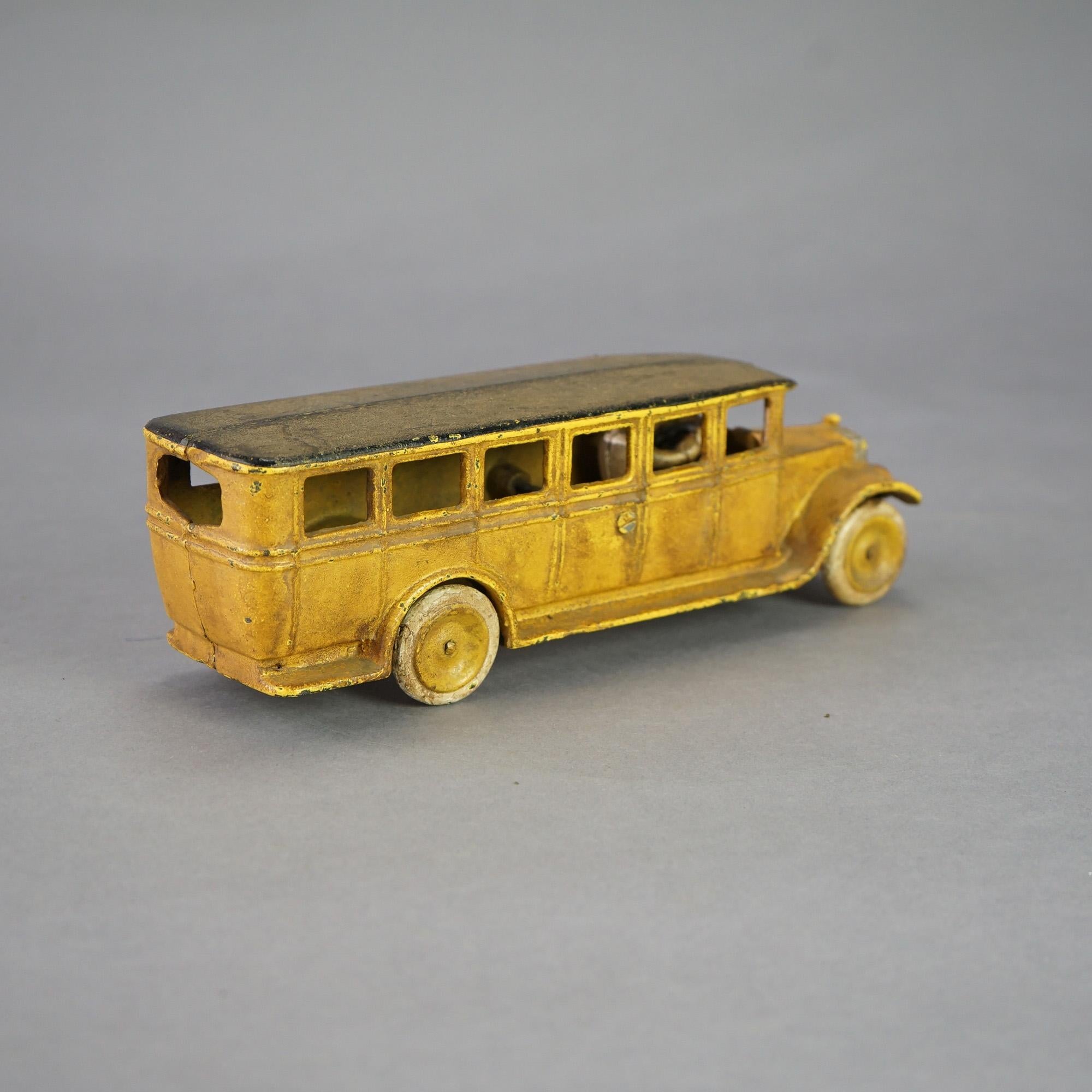 Vintage AB Skoglurd Cast Iron Toy  Passenger Bus 20th C For Sale 3