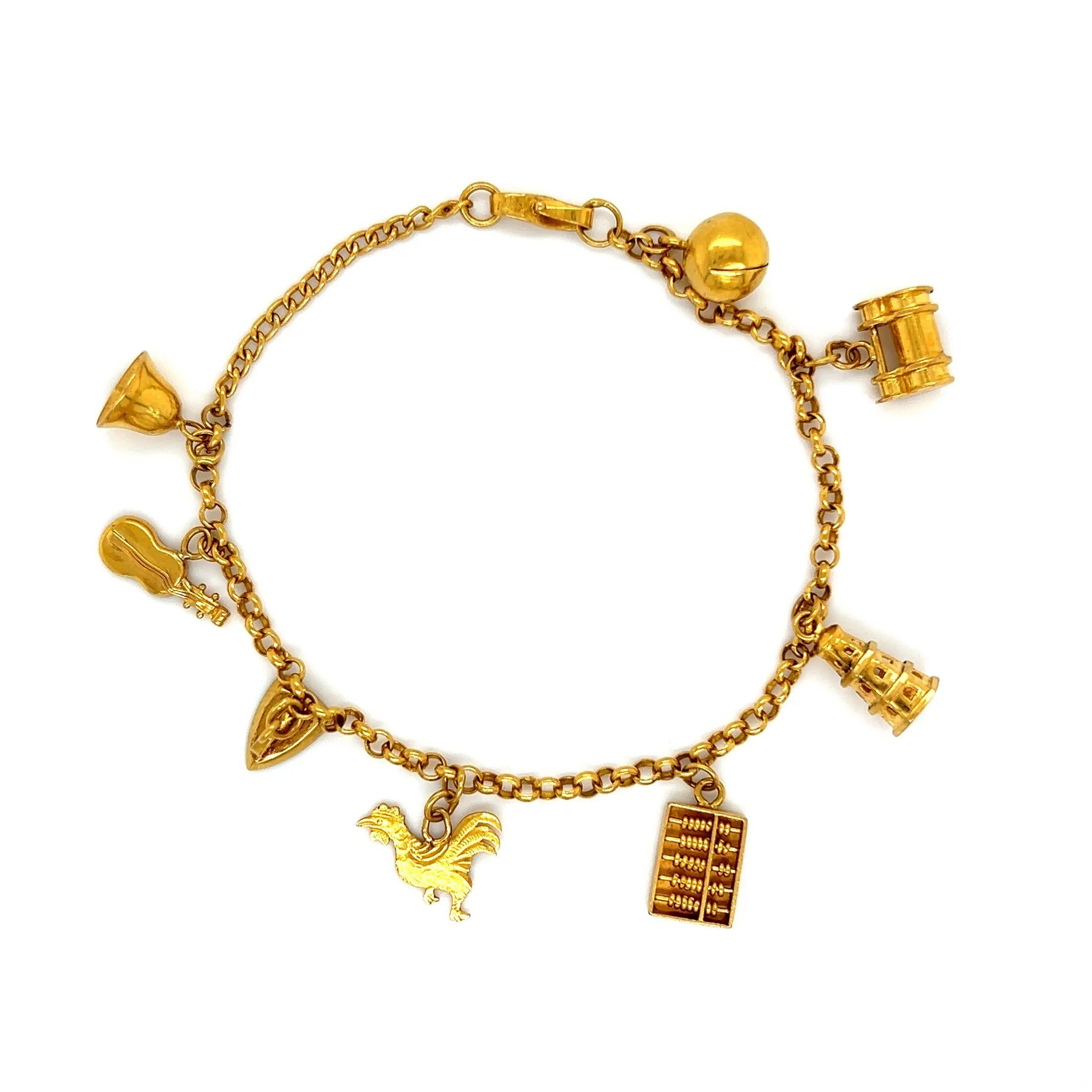 abacus bracelet gold