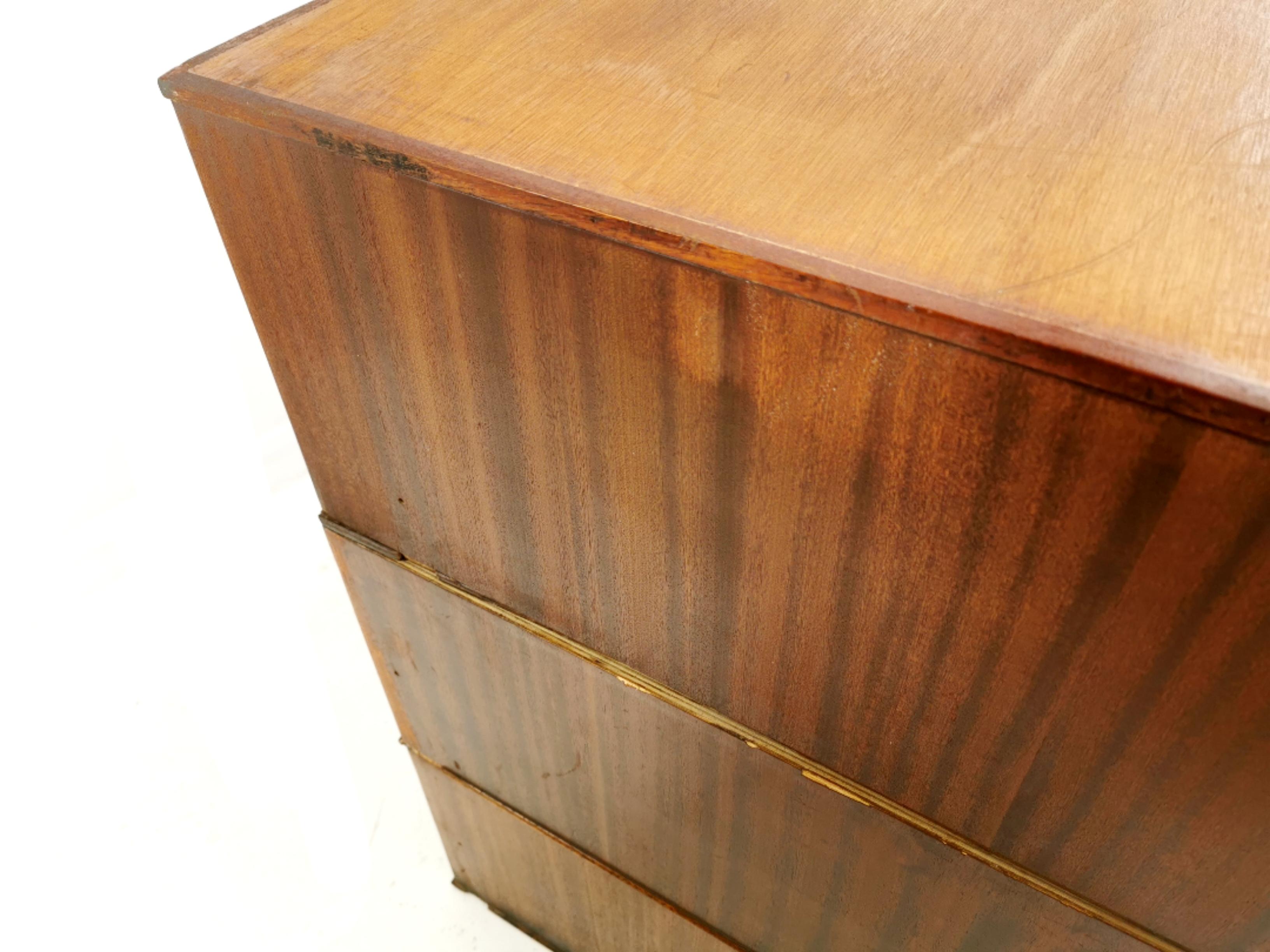 Vintage Abbess Plan Chest of Drawers Artists Map Table In Good Condition For Sale In STOKE ON TRENT, GB