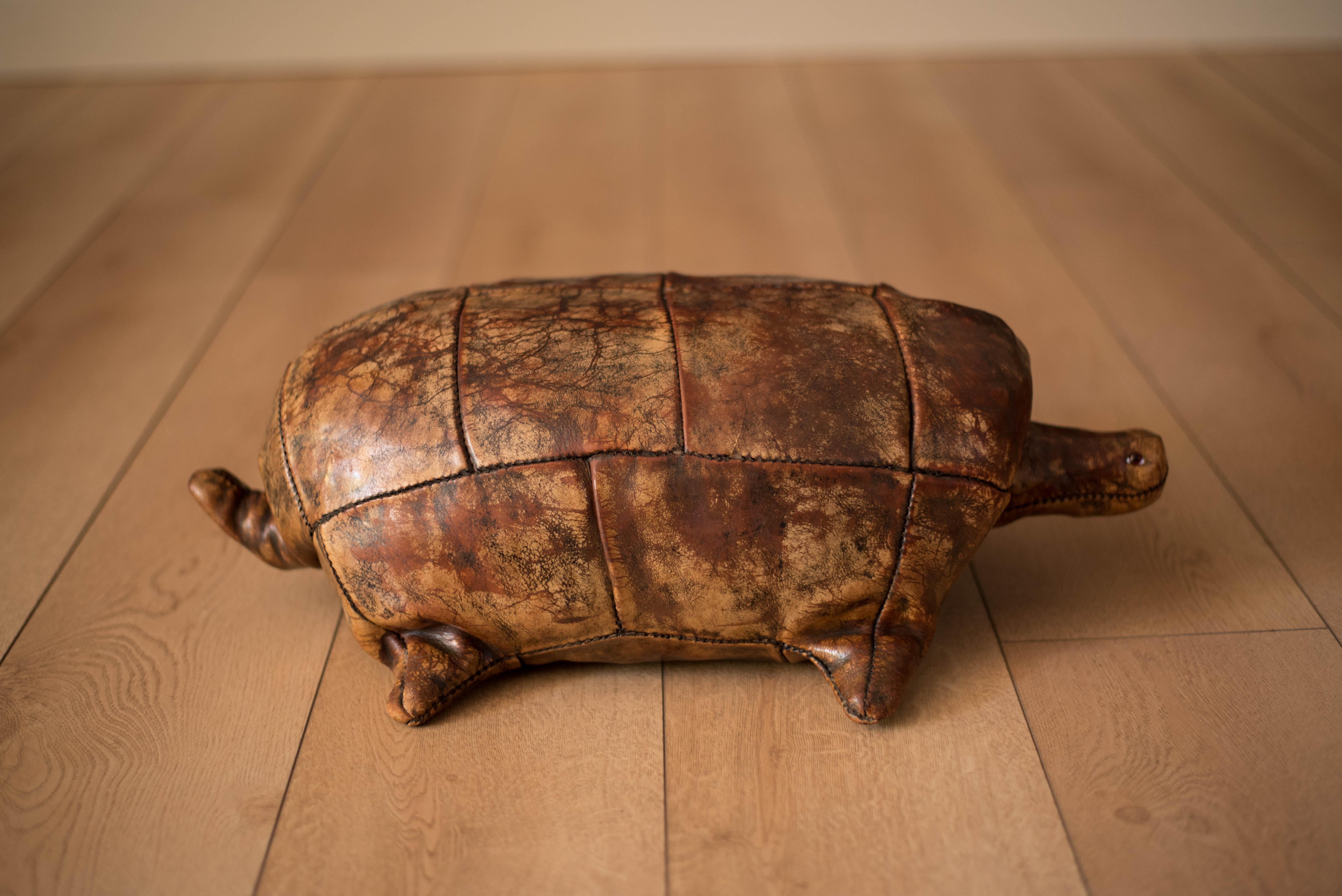 vintage turtle footstool