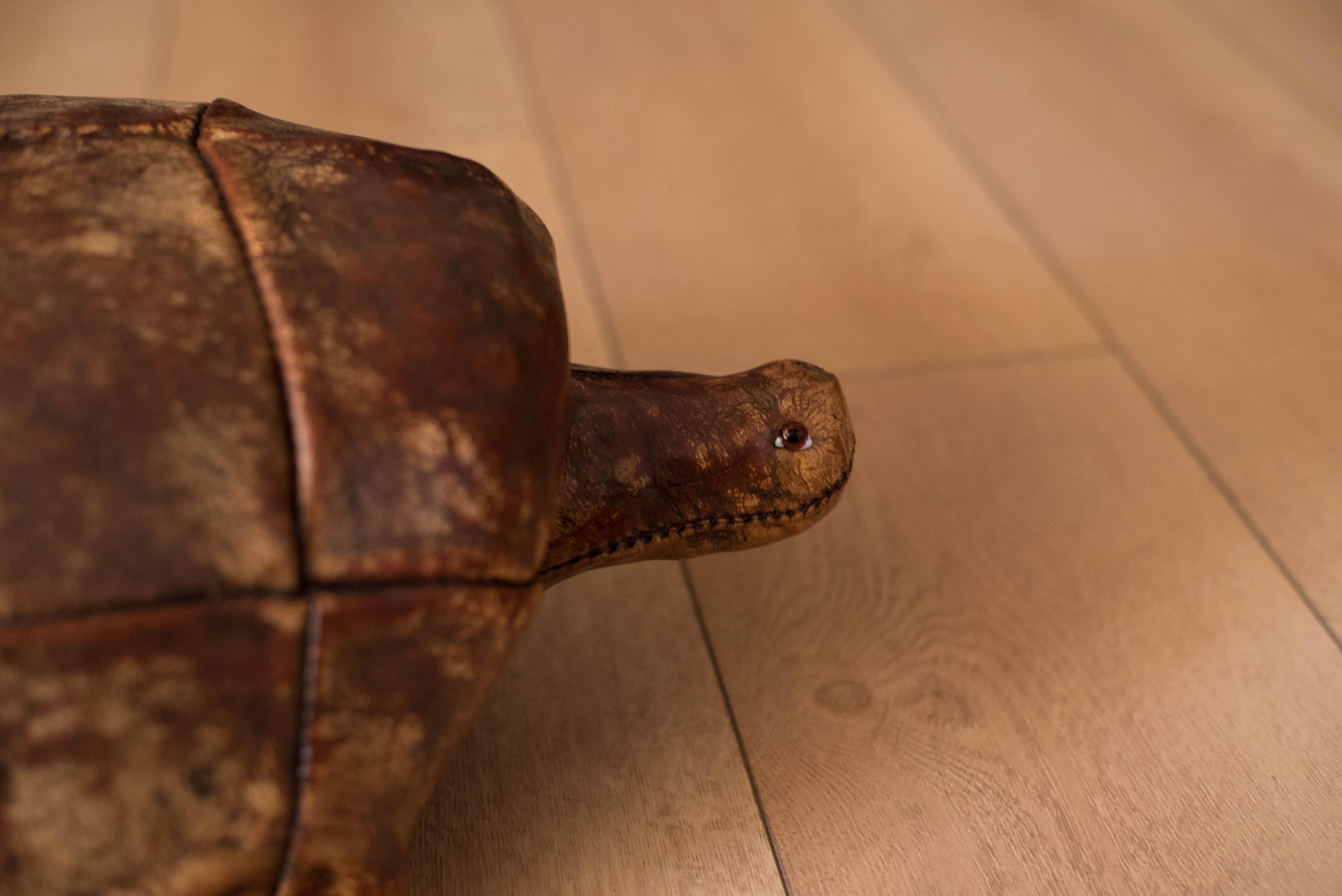 tortoise pouffe 1970s