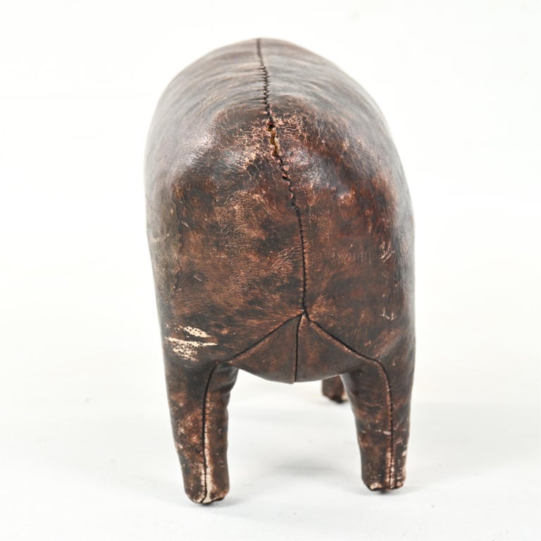 Vintage Abercrombie and Fitch Leather Pig For Sale at 1stDibs