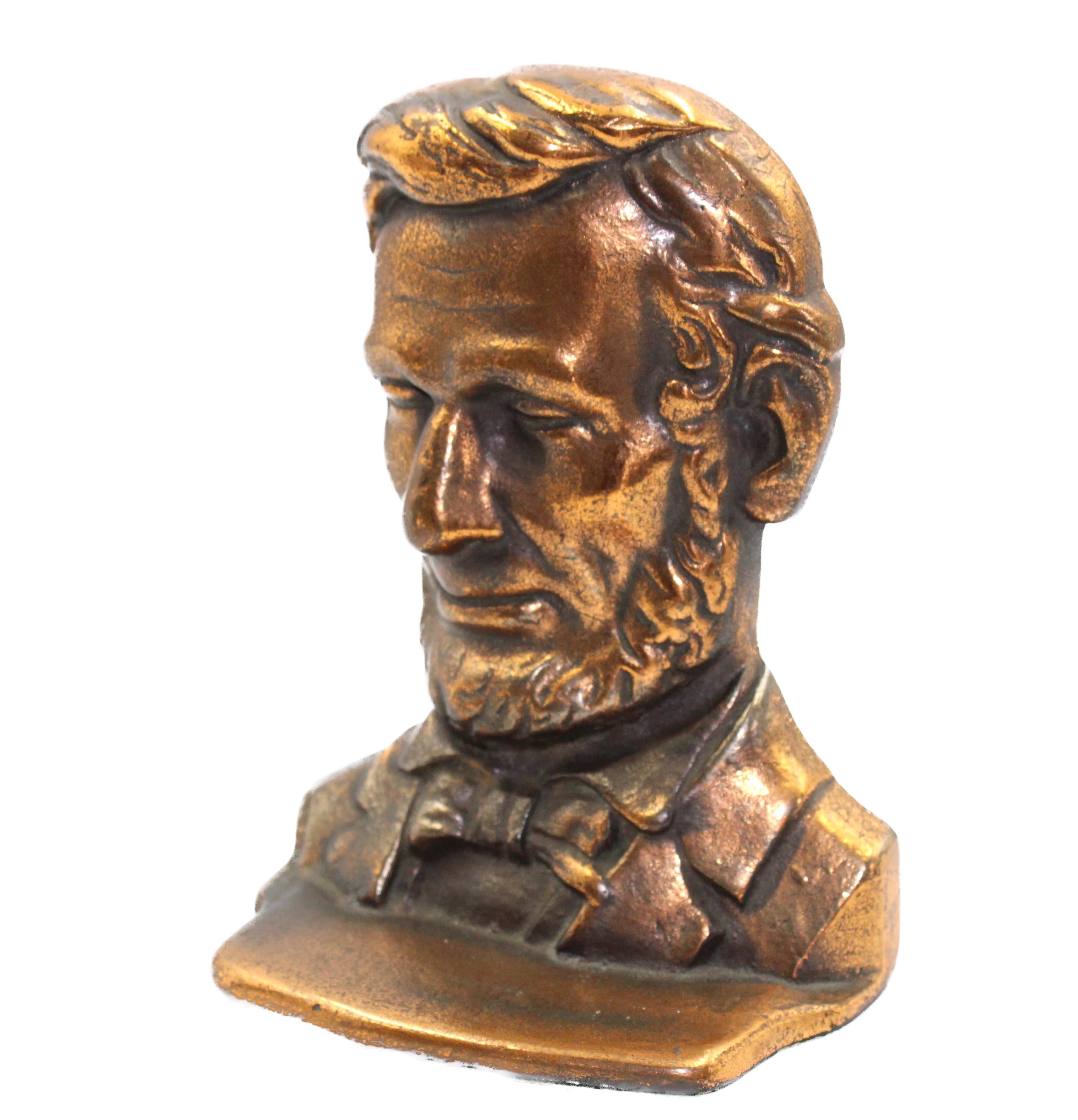 American Vintage Abraham Lincoln Bookends