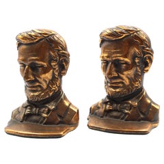 Vintage Abraham Lincoln Bookends