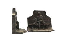 Vintage Abraham Lincoln Seated Bookends