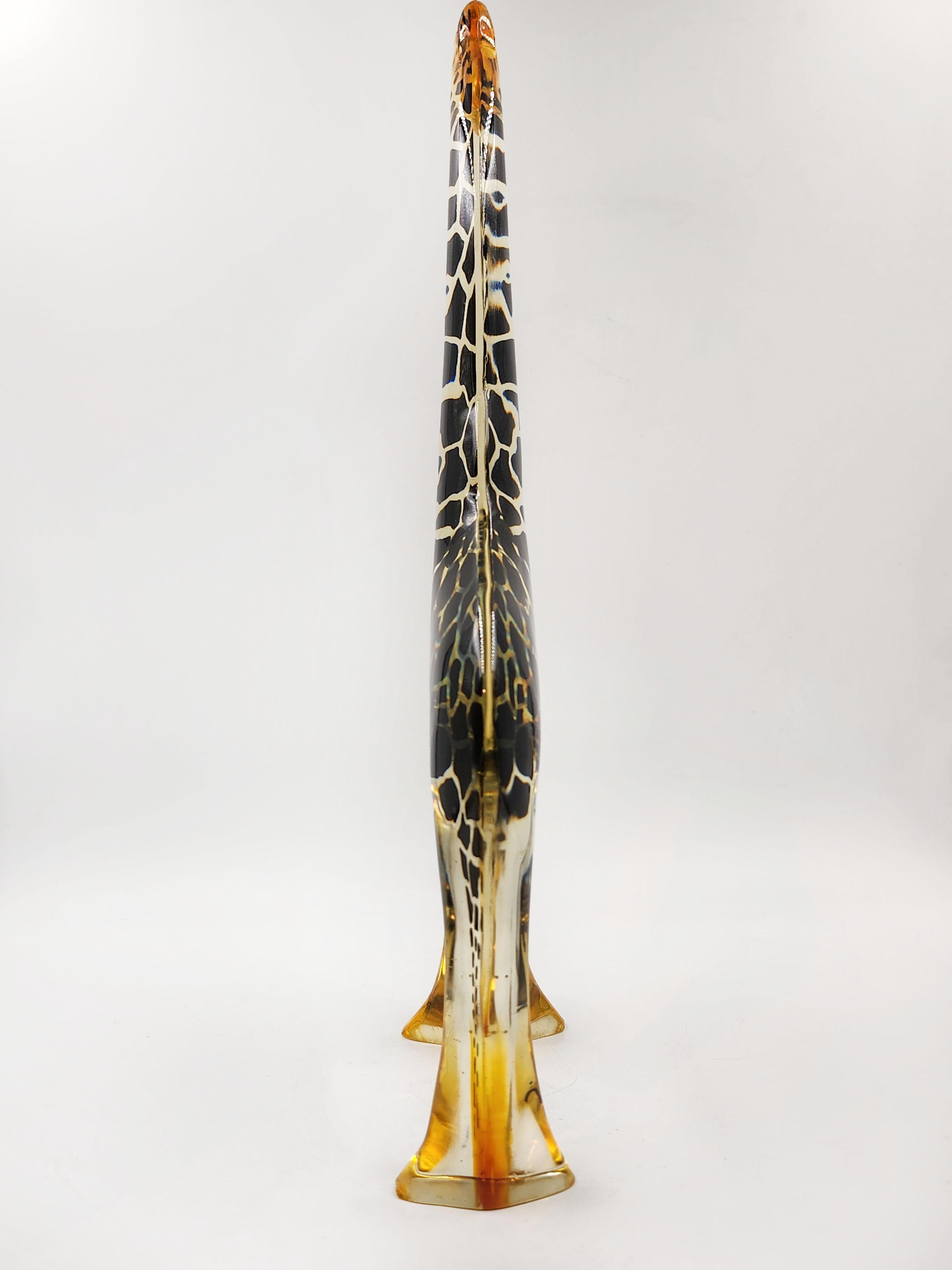 Mid-Century moderno Figurina di giraffa in lucite acrilica vintage di Abraham Palatnik, anni '60 in vendita